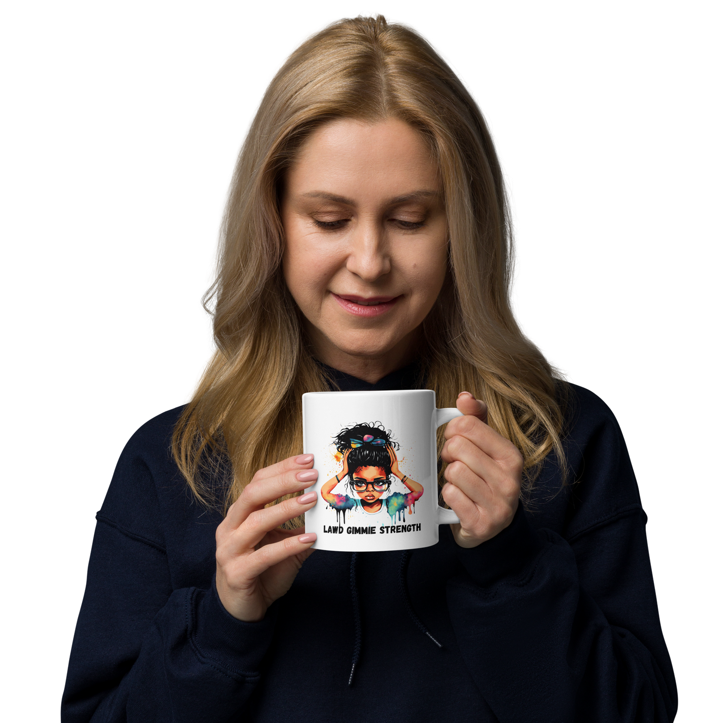 Lawd Gimmie Strength Mug: Funny Jamaican Patois Cup