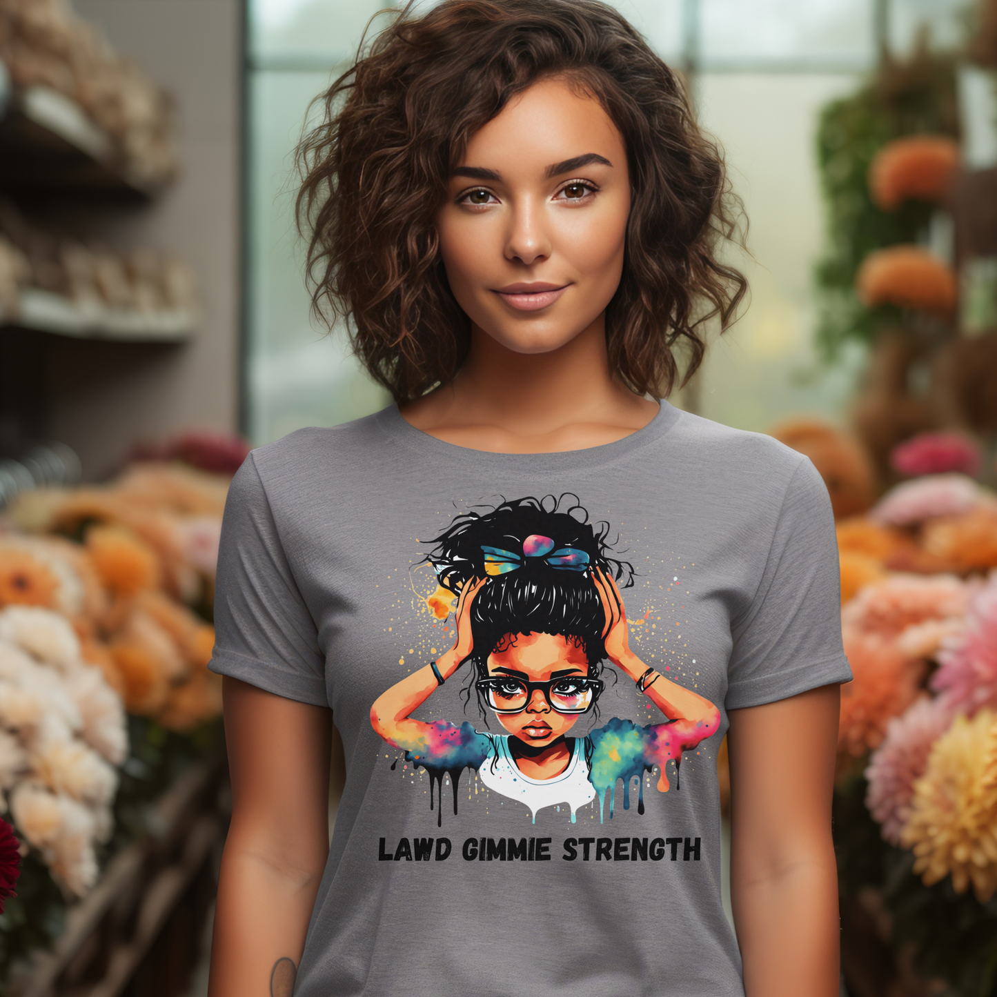 Lawd Gimmie Strength Patios Graphic Shirt