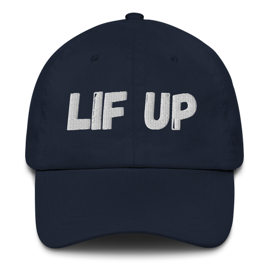 Lif Up Hat – Jamaican Patois Cap, Island Vibes Streetwear